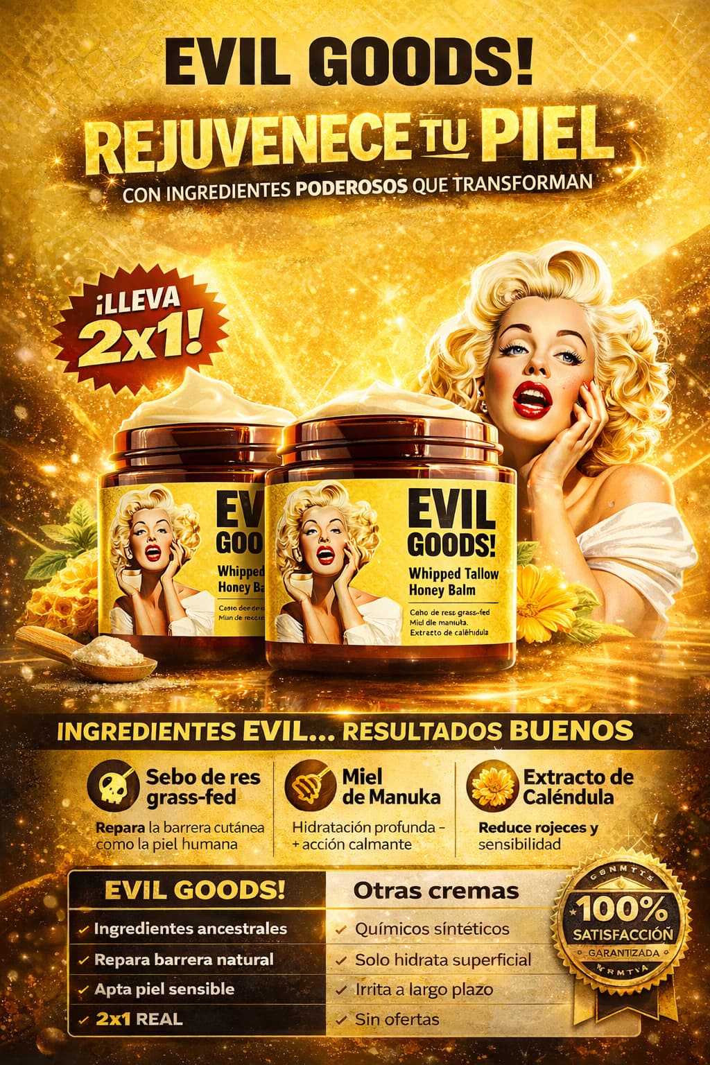 Crema Evil Goods 2x1 – Paga 1, Recibe 2