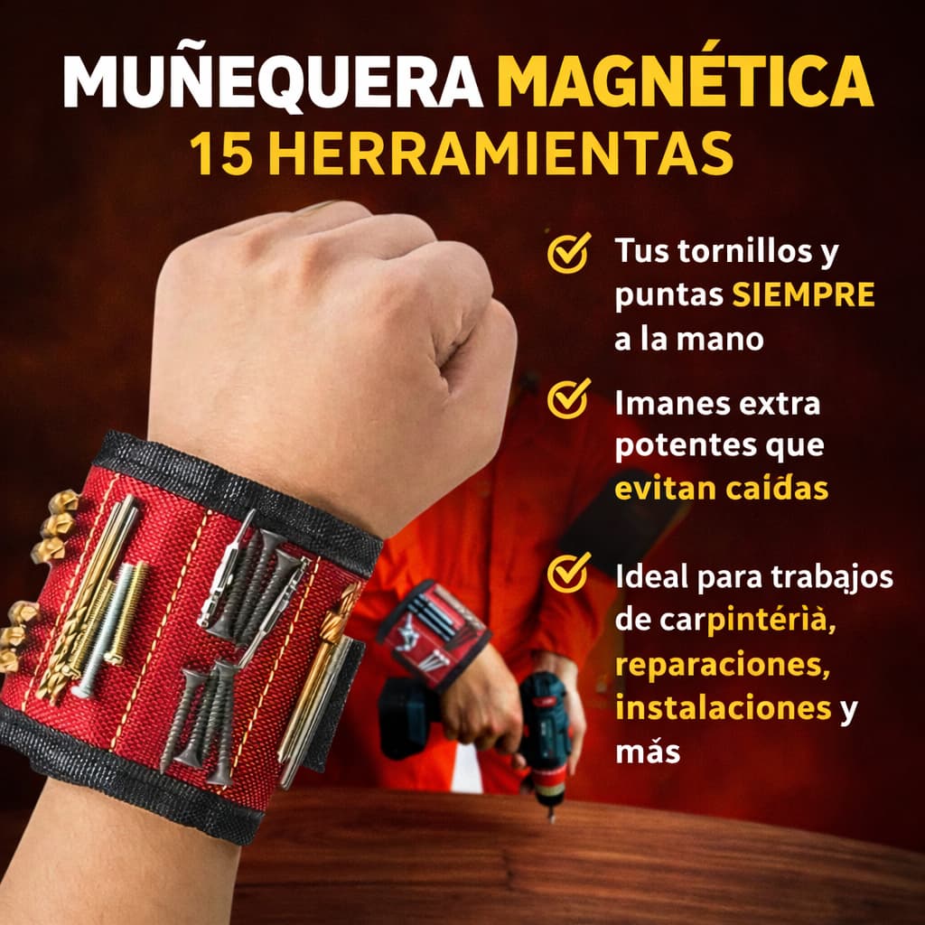 Muñequera Magnetica