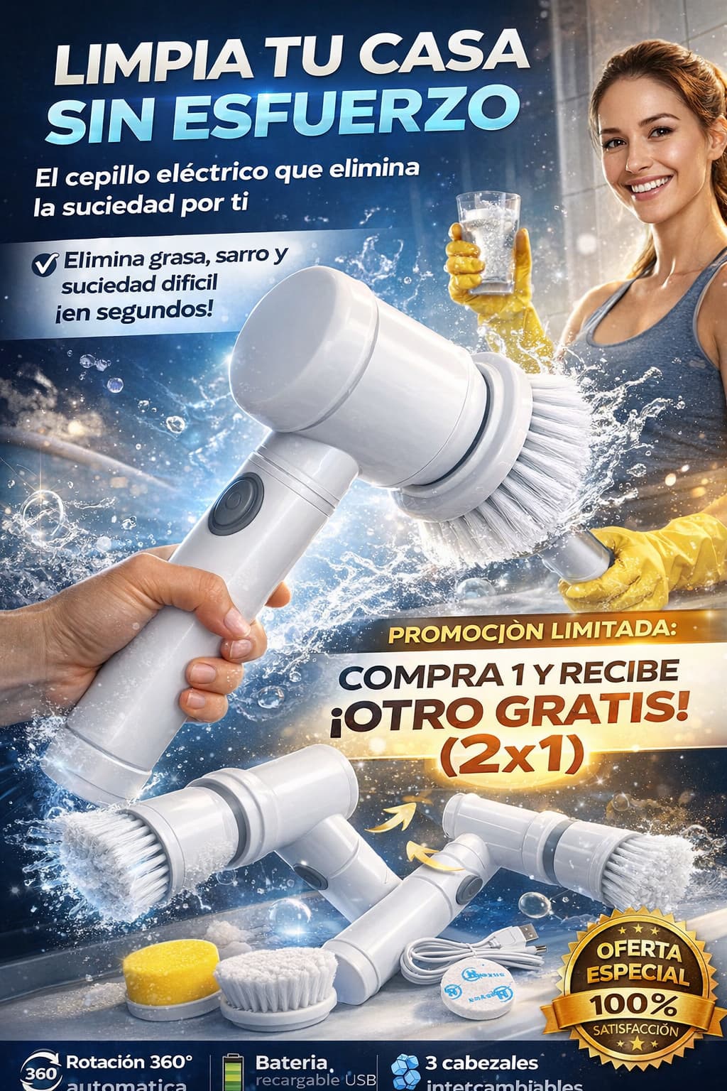 SpinBrush 360 - Compra 1 Llevate 2