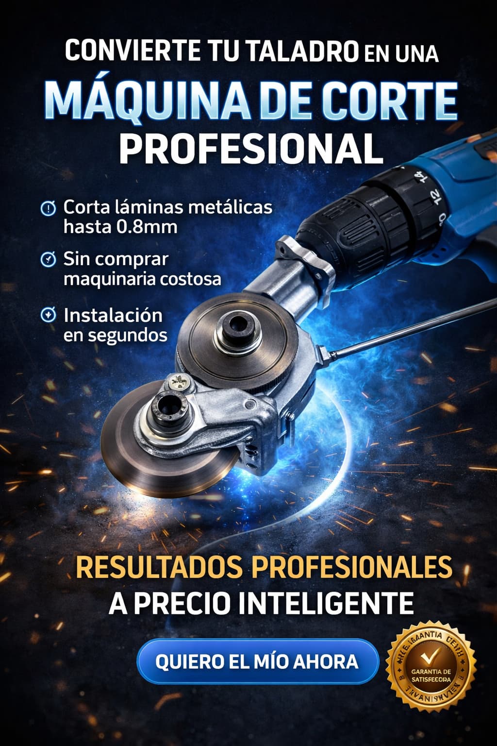 Cortador TurboCut - Corta Metal en Segundos