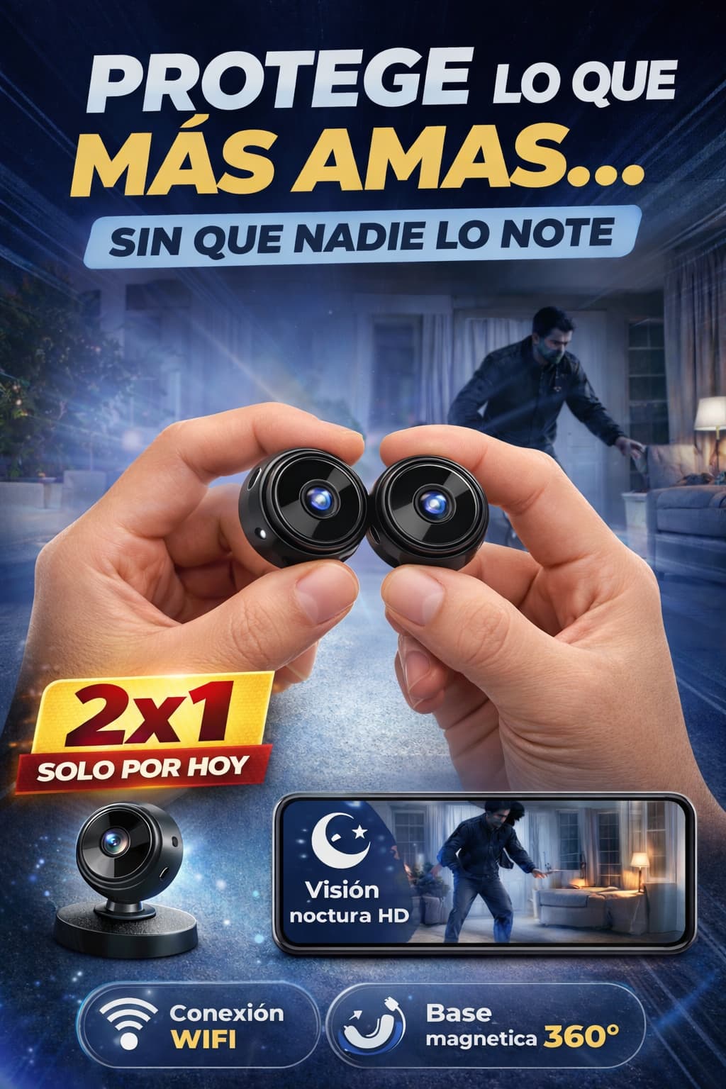 MiniCam 360° – Compra 1 y llevate 2