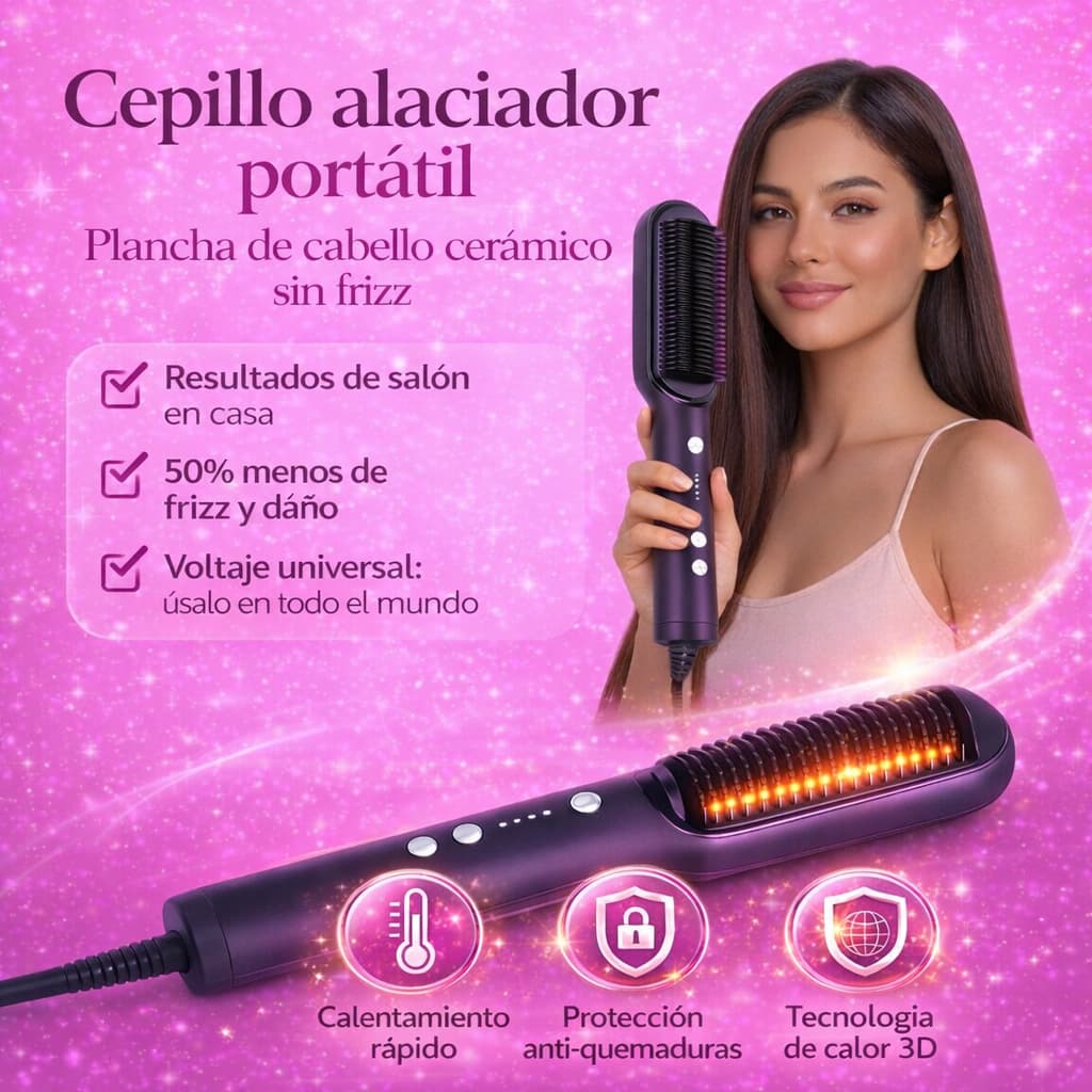 Cepillo alisador instantaneo