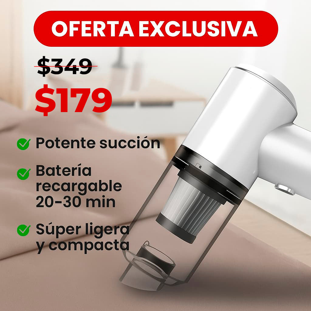 Aspiradora Inalambrica para Carro y Casa