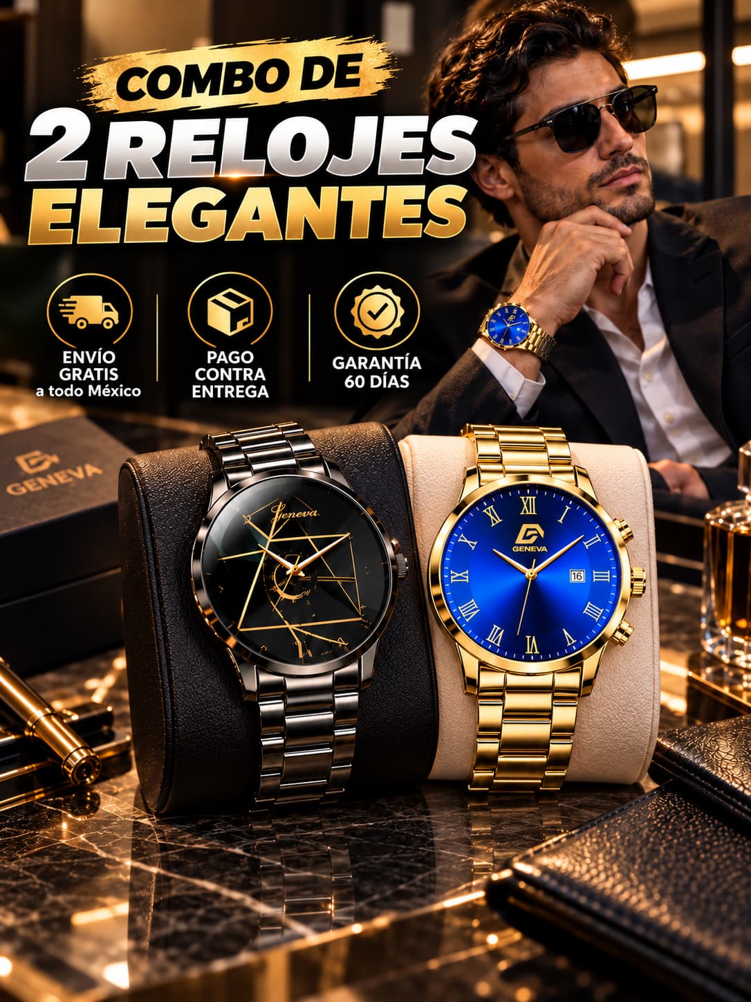 Combo 2 Relojes Elegantes