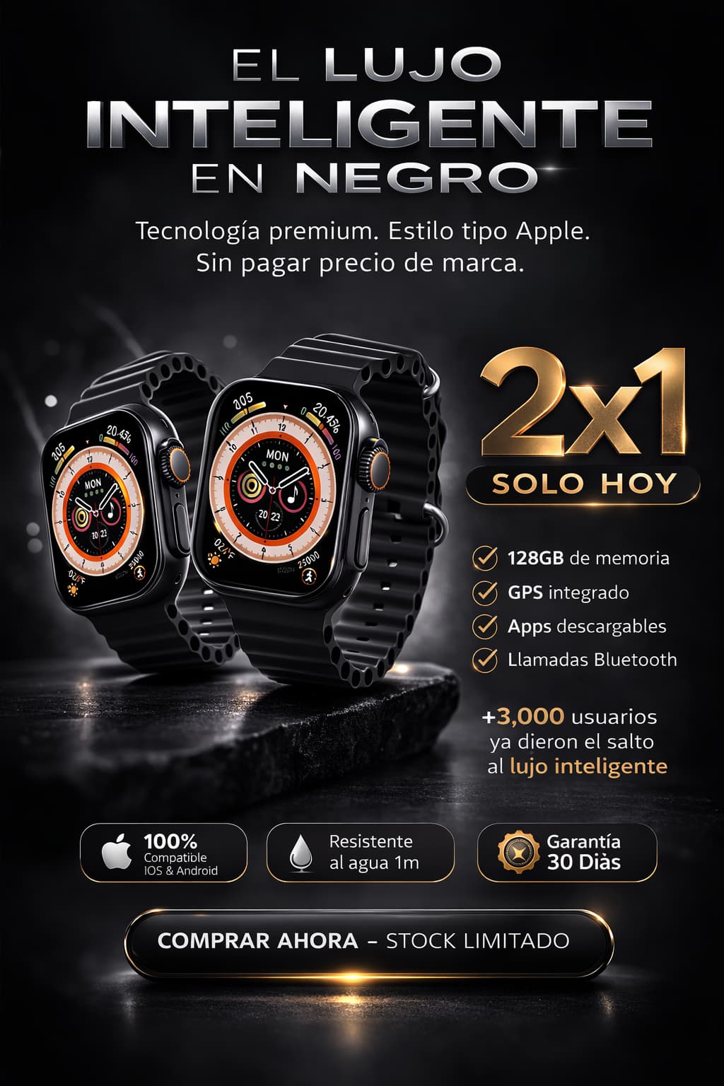SmartWatch Ultra - Compra 1 y Llevate 2