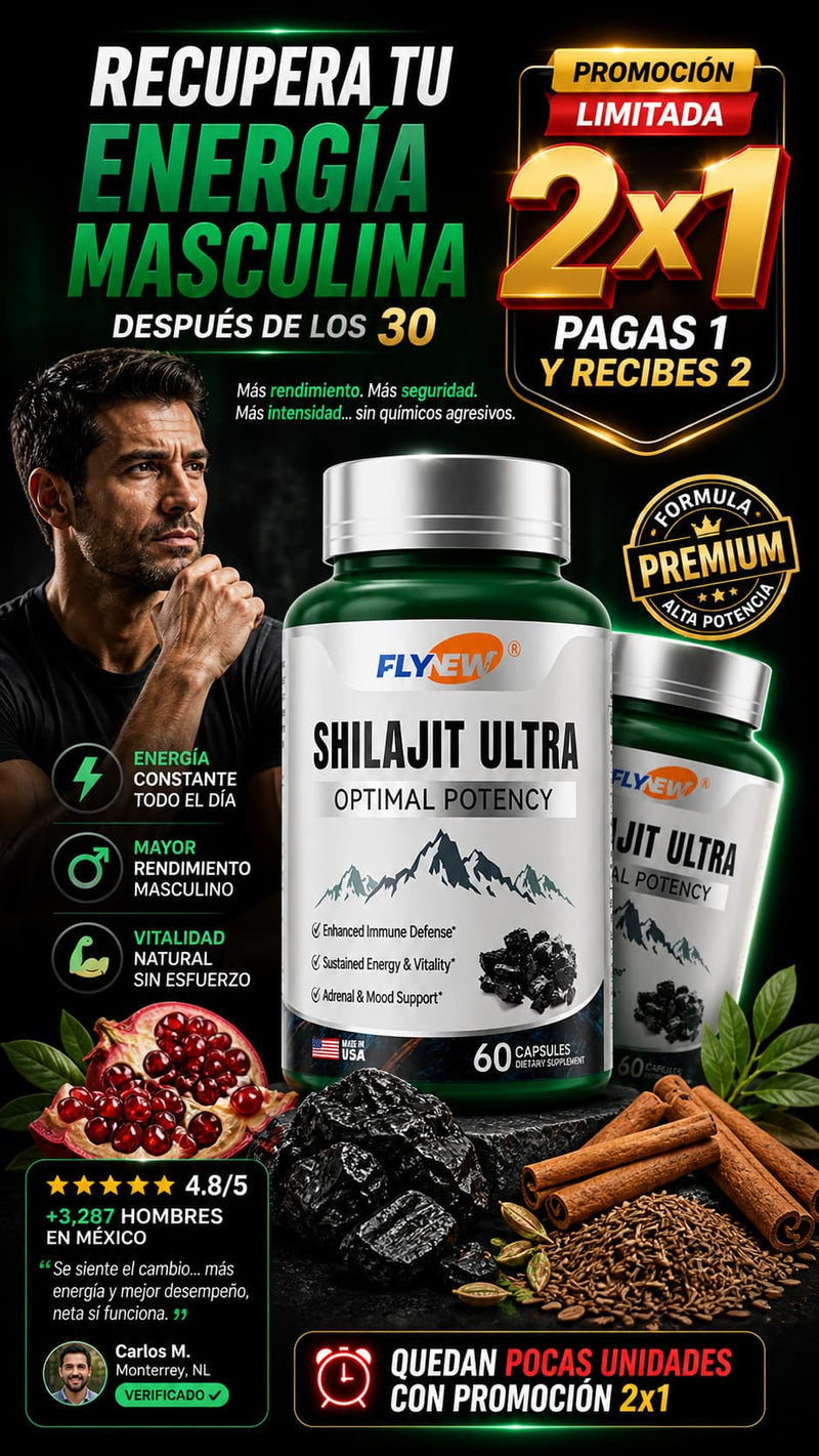 Shilajit Ultra - ¡2x1 Hoy!