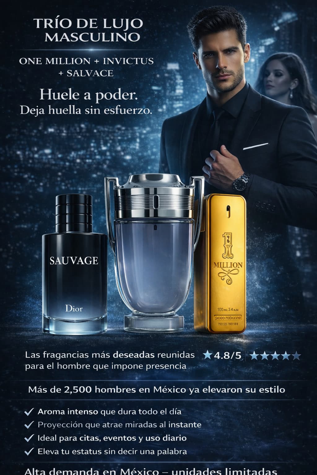 Trío Perfumes De Elite.