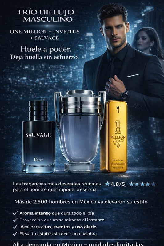 Trío Perfumes De Elite.