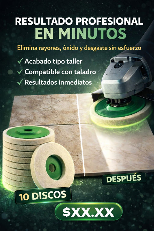 PulidoPro™ – Kit 10 Discos Pulidores