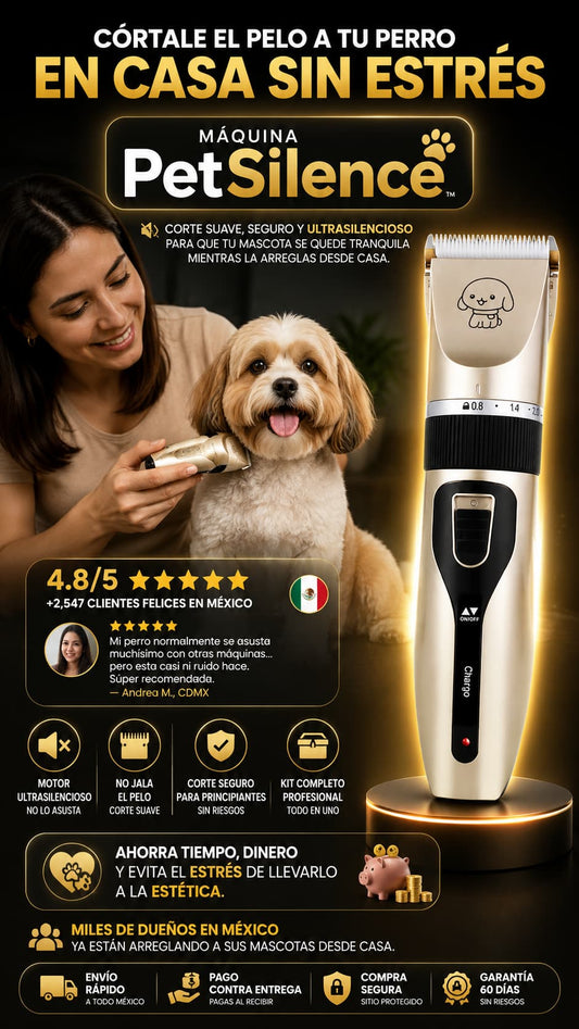 Máquina PetSilence - Corte fácil y seguro
