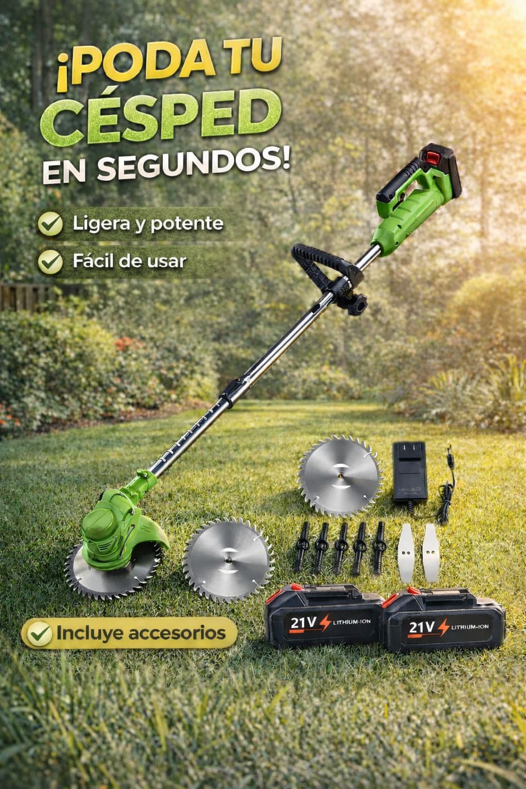 Podadora PowerCut – Arrasa Maleza