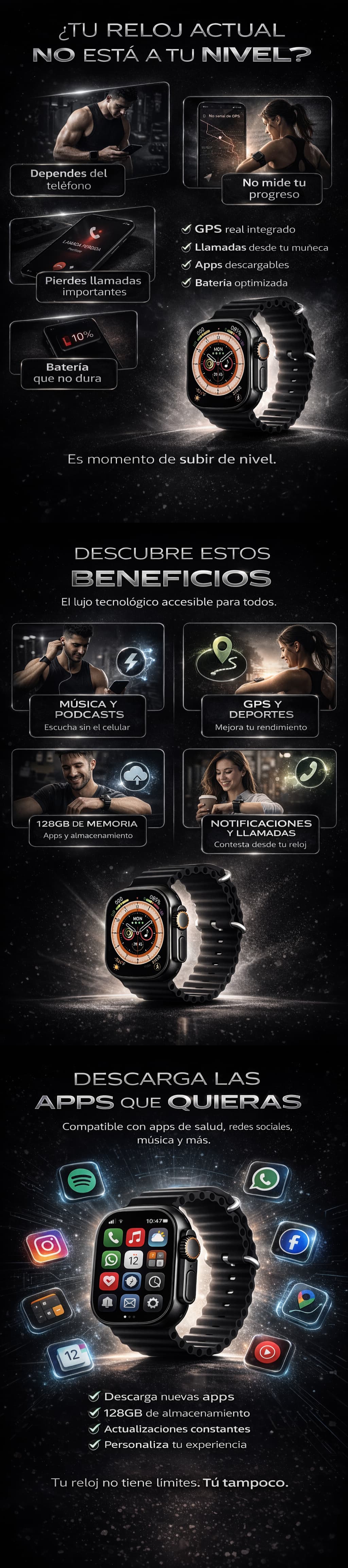 SmartWatch Ultra especificaciones
