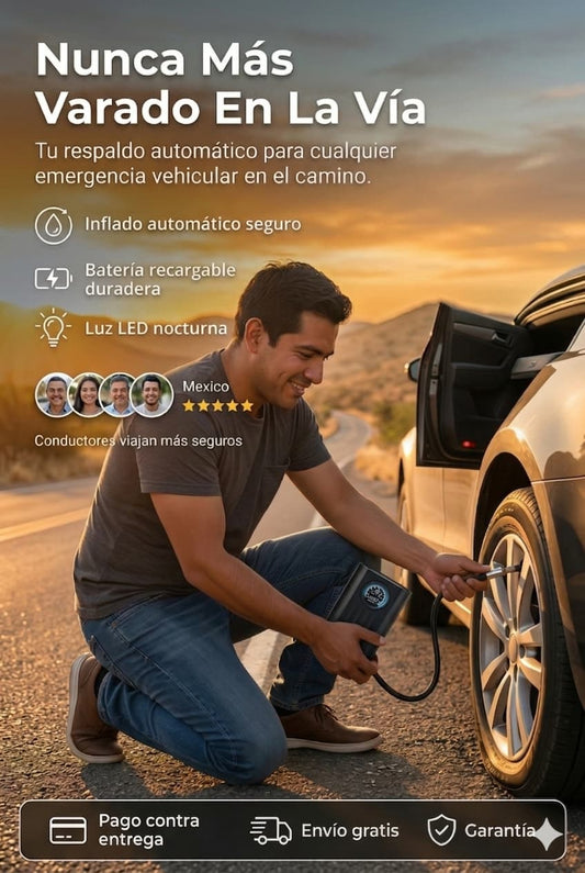 Inflador ProAir - Olvídate de las llantas bajas