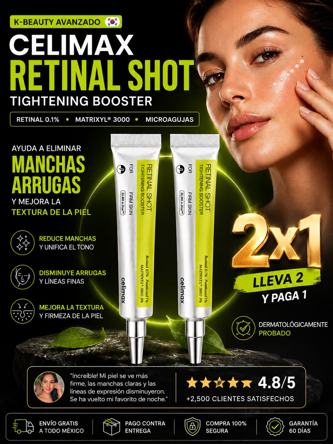 Crema Retinal Shot Celimax - 2x1