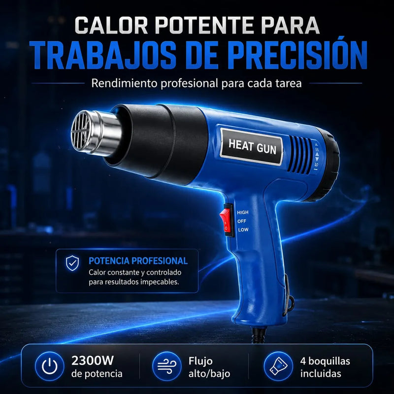 Pistola Soplador De Calor Industrial
