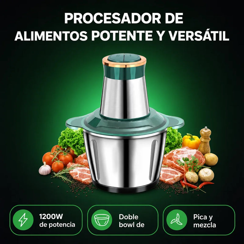Procesador Doble Bowl Pro 2L