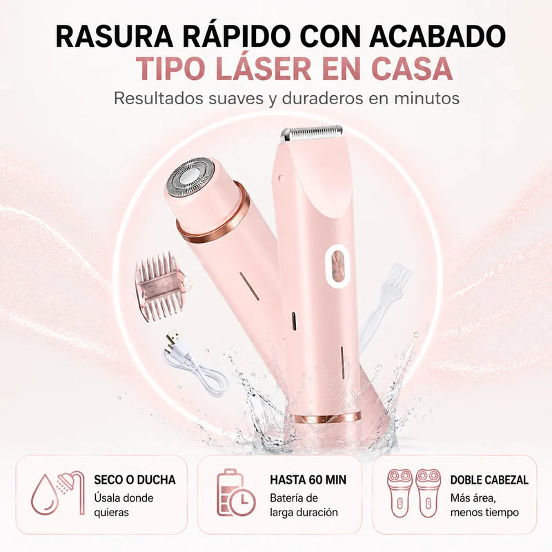 Rasuradora Con Doble Cabezal