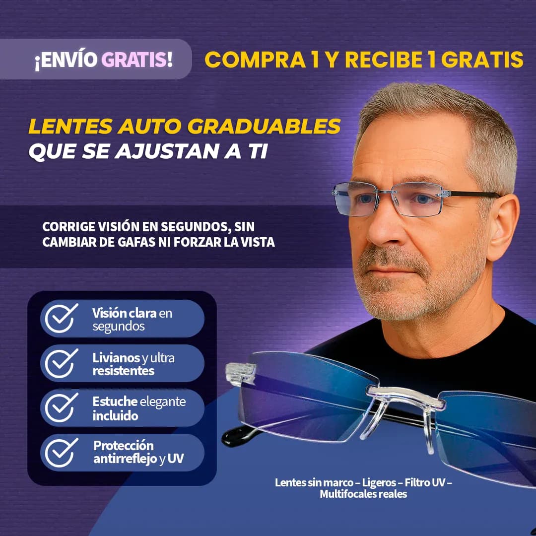 Lentes Auto Graduables - Compra 1 Llevate 2.