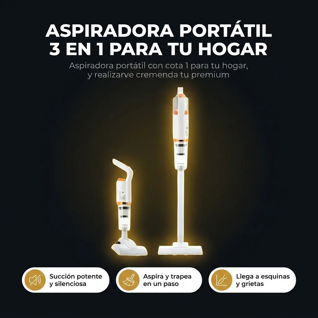 Aspiradora Portatil 3 En 1