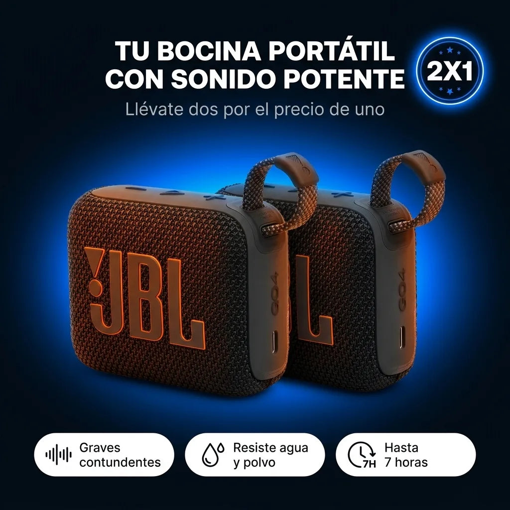 Bocina Go 4 diseño JBL
