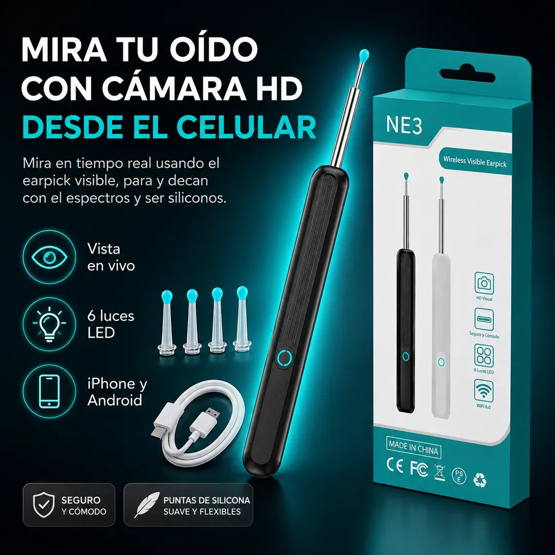 Limpiador con cámara