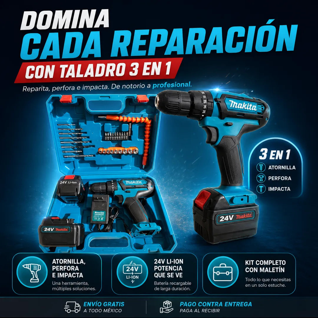 Taladro 3 en 1